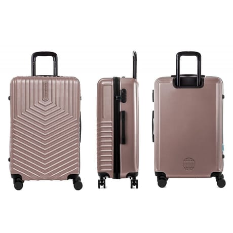 Valise rigide 75cm tms pink gold