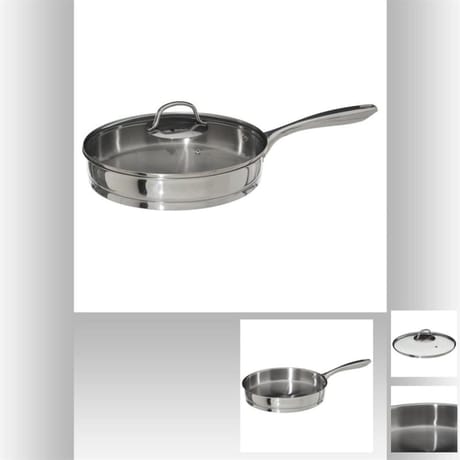 Sauteuse 28 cm inox Resilience