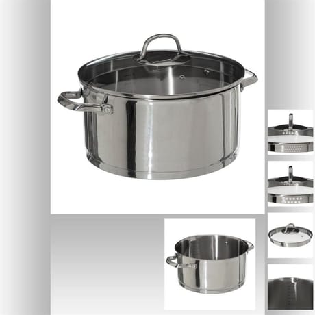 Faitout 24 cm inox Resilience