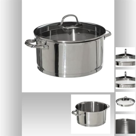 Faitout 28 cm inox Resilience