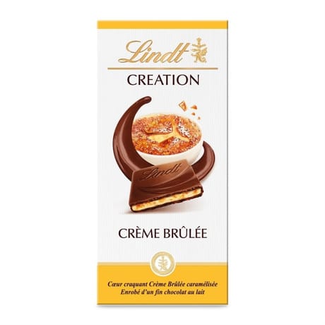 Lindt création lait crème brûlée 150g