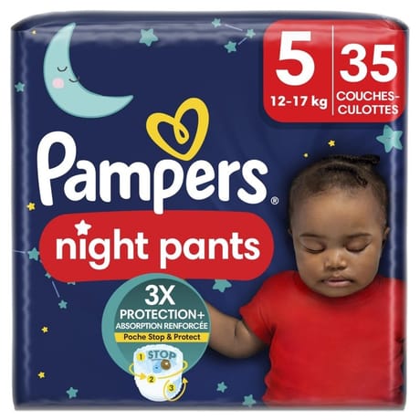 Pampers baby-dry night couches culottes taille 5 x 35