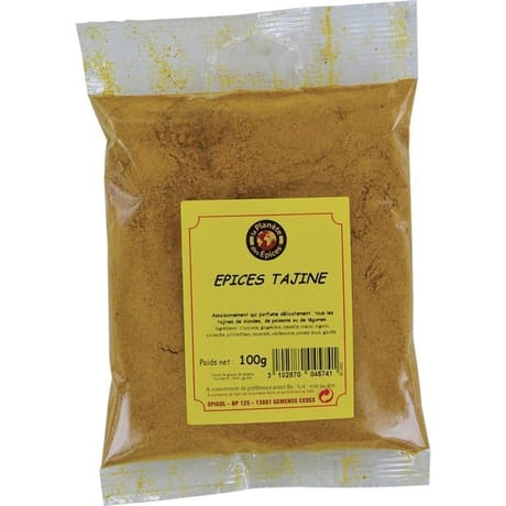 La planète des épices - épices tajine sachet de 100g