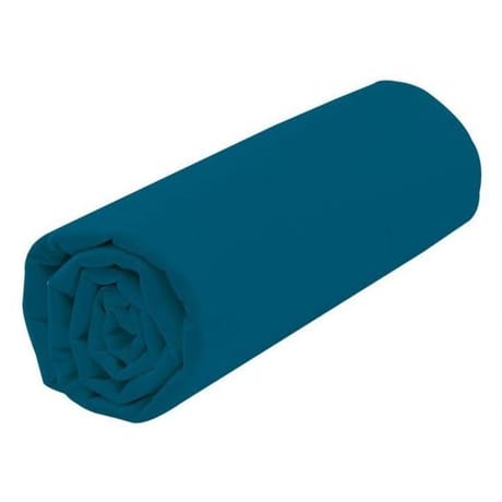 Drap housse 160x200 uni canard 57 fils