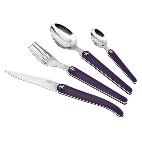 Couteau steak intuition noir carbone