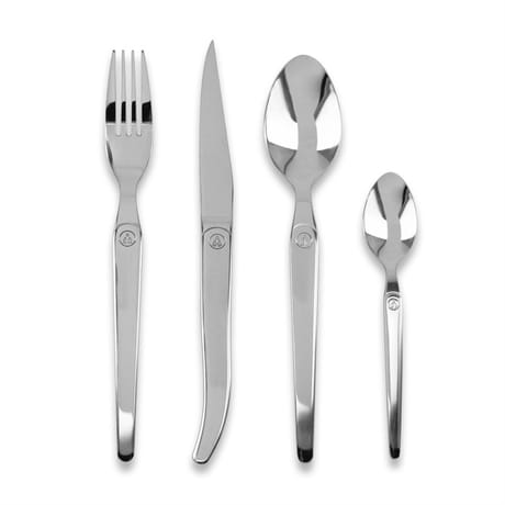 Couteau de table laguiole intuition métal brillant