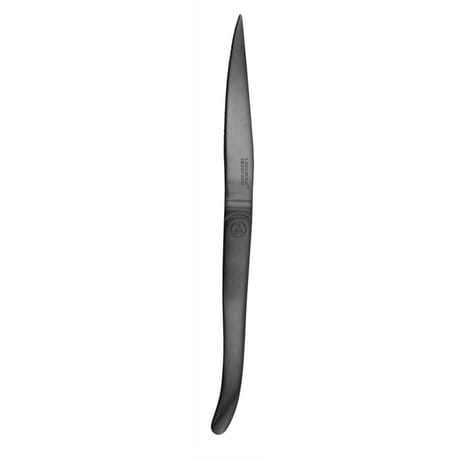 Laguiole couteau intuition metal pvd noir mat