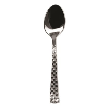 Tb collection cuillere a cafe damier finition miroir