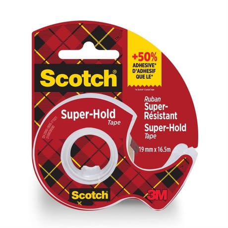Ruban super résistant 16.5mx19mm 1 rouleau rechargable