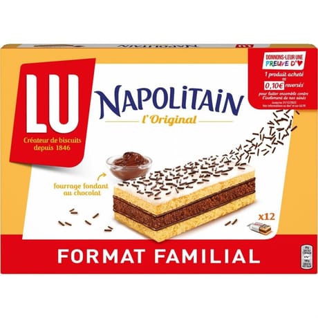 Napolitain classic individuel format familial 360g