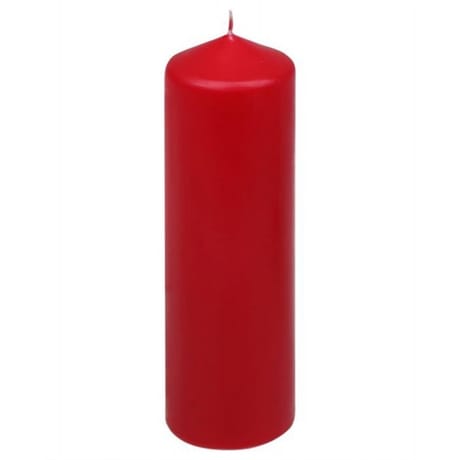 Bougie cylindrique 280/87mm rubis