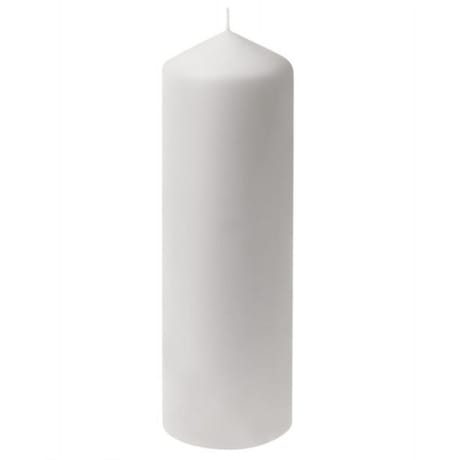 Bougie cylindrique 280/87mm blanc
