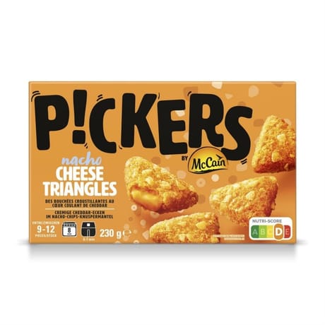 Pickers by Mccain nacho cheese triangles 230g