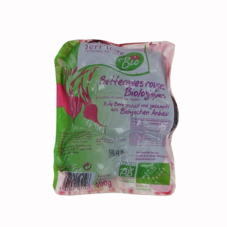 Betterave entiere cuite bio 500 g