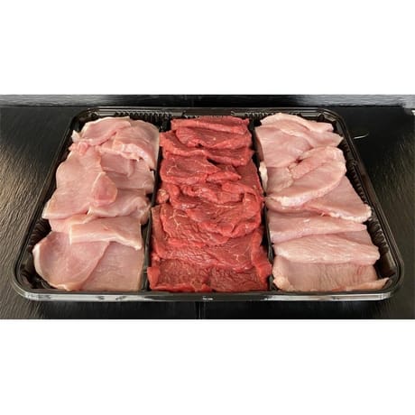 Cuisson sur pierre boeuf / porc / dinde