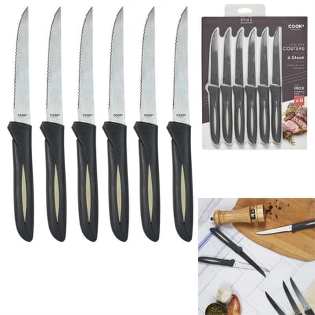Couteaux à steak x6