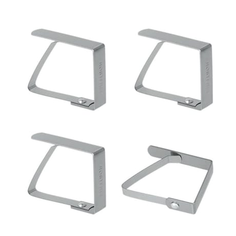 4 fixe nappe inox