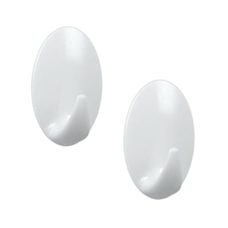 2 crochets adhesifs jumbo 5,5x3,3cm