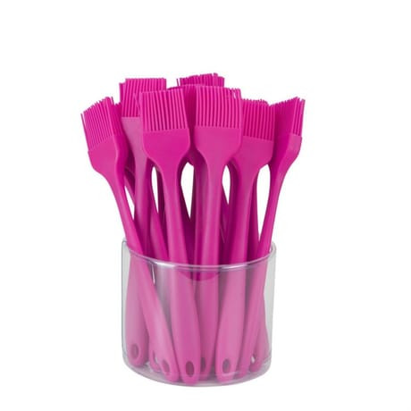 Pinceau silicone 21 cm fuchsia