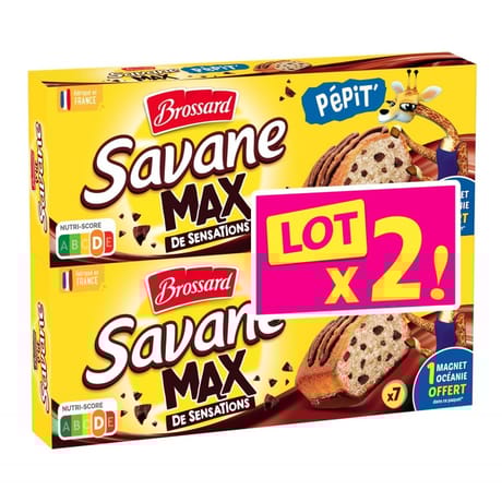 Brossard lot 2 pocket max pépites x7 -210g