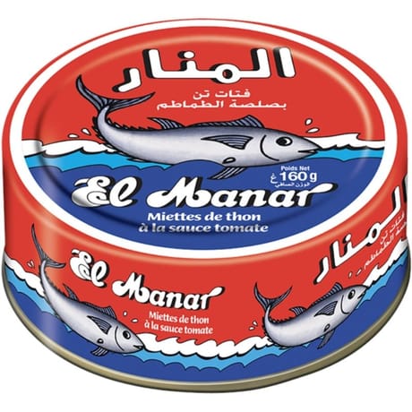 El manar miettes de thon à la sauce tomate - 160g