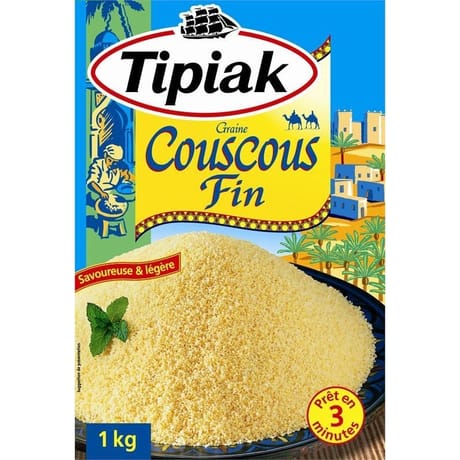 Tipiak graine de couscous fin 1kg