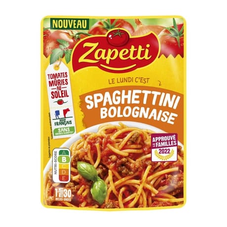 Zapetti spaghettini bolognaise (doypack) 300g
