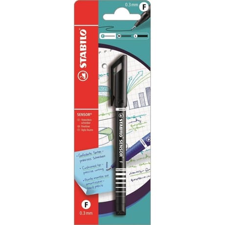 Stabilo stylo feutre sensor noir