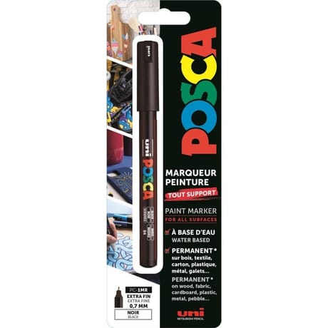 Posca marqueur pointe extra fine noir