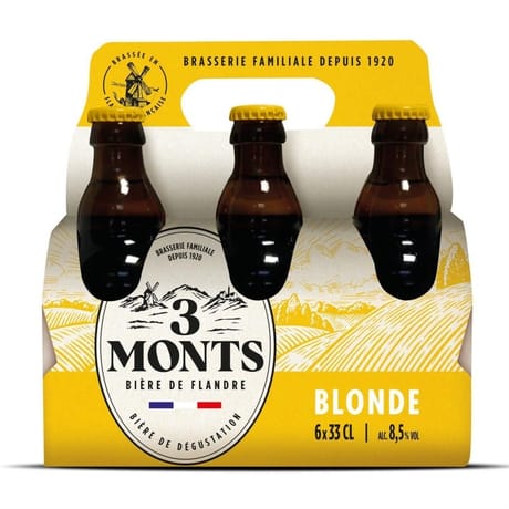 3 Monts blonde pack 6x33cl 8.5%