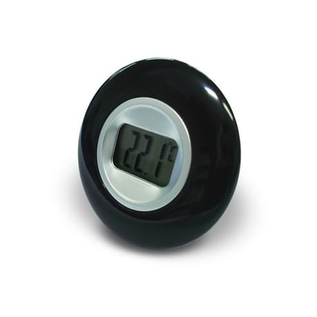 Otio thermomètre forme ronde noir