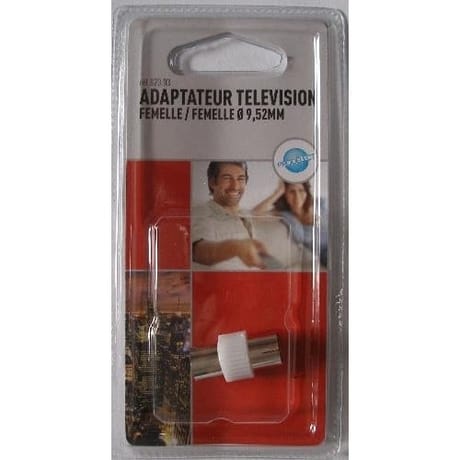 Prodelect adaptateur tv femelle 9.52mm