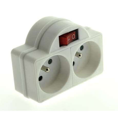 Promelect biplite 16a + t avec interrupteur