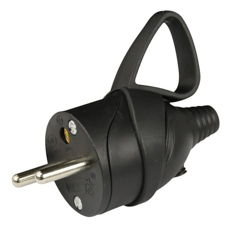 Prodelect fiche male a anneau 16a + terre noire