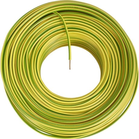 Prodelect cable 10m jaune/vert 2.5mm