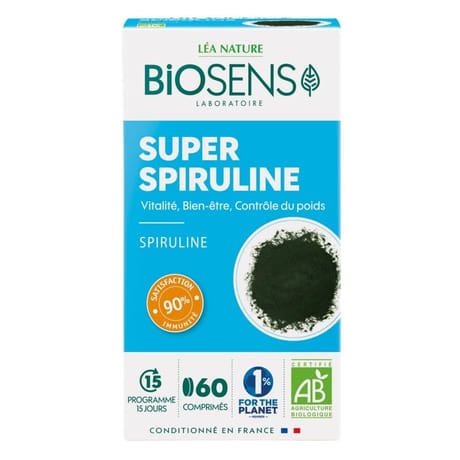 Biosens comprimés spiruline vitalité bio 30g