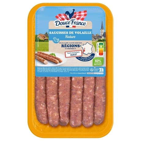 Père Dodu saucisse volaille x6 300g