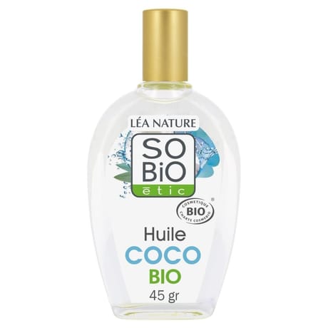 So'bio huile végétale coco 100% origine naturelle bio 50ml