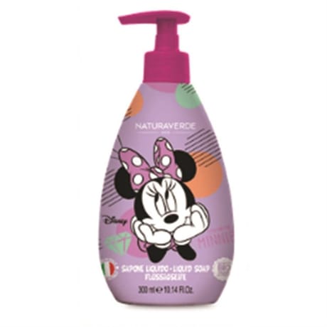 Naturaverde kids savon liquide classique disney fraise douce minnie 300ml
