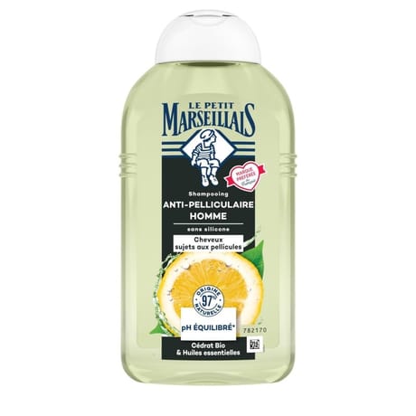 Le petit marseillais shampooing antipelliculaire cheveux gras unfusion & cedre 250ml