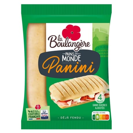 La Boulangère 4 pains panini 300g