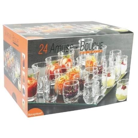 Mise en bouche "réception" x24 verre