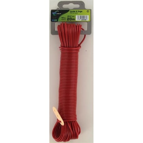 Corde linge plastique 3M 20M