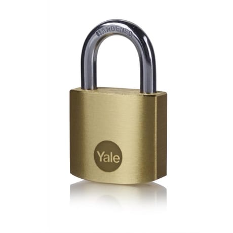 Yale cadenas laiton mat anse acier 2 clés 30mm