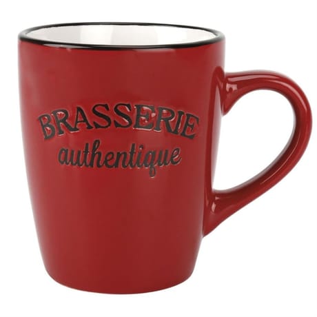 Mug grès 36cl Bistrot rouge