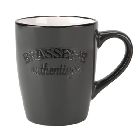 Mug grès 36cl Bistrot gris