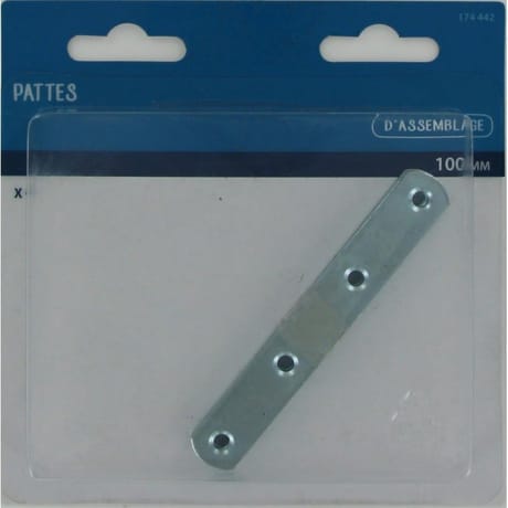 Trefilaction patte d'assemblage 100mm x4