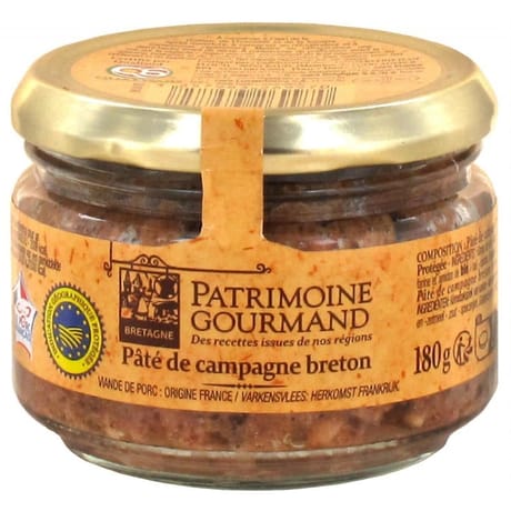 Patrimoine gourmand pâté de campagne breton 180g