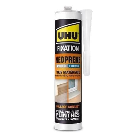 Uhu colle fixation néoprène beige cartouche 350 grammes