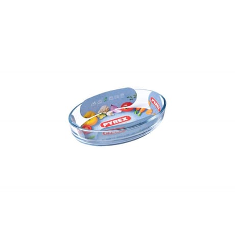 Pyrex plat ovale en verre 21x13cm